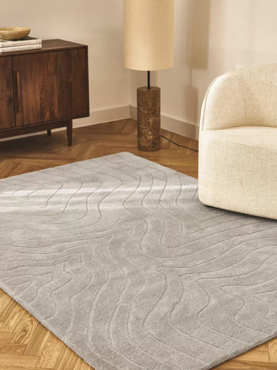 Rechteckige Teppiche-Westwing Collection Handgetufteter Wollteppich Aaron