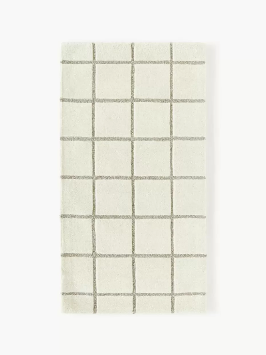 Rechteckige Teppiche-Westwing Collection Handgetufteter Wollteppich Kallie Off White, Greige