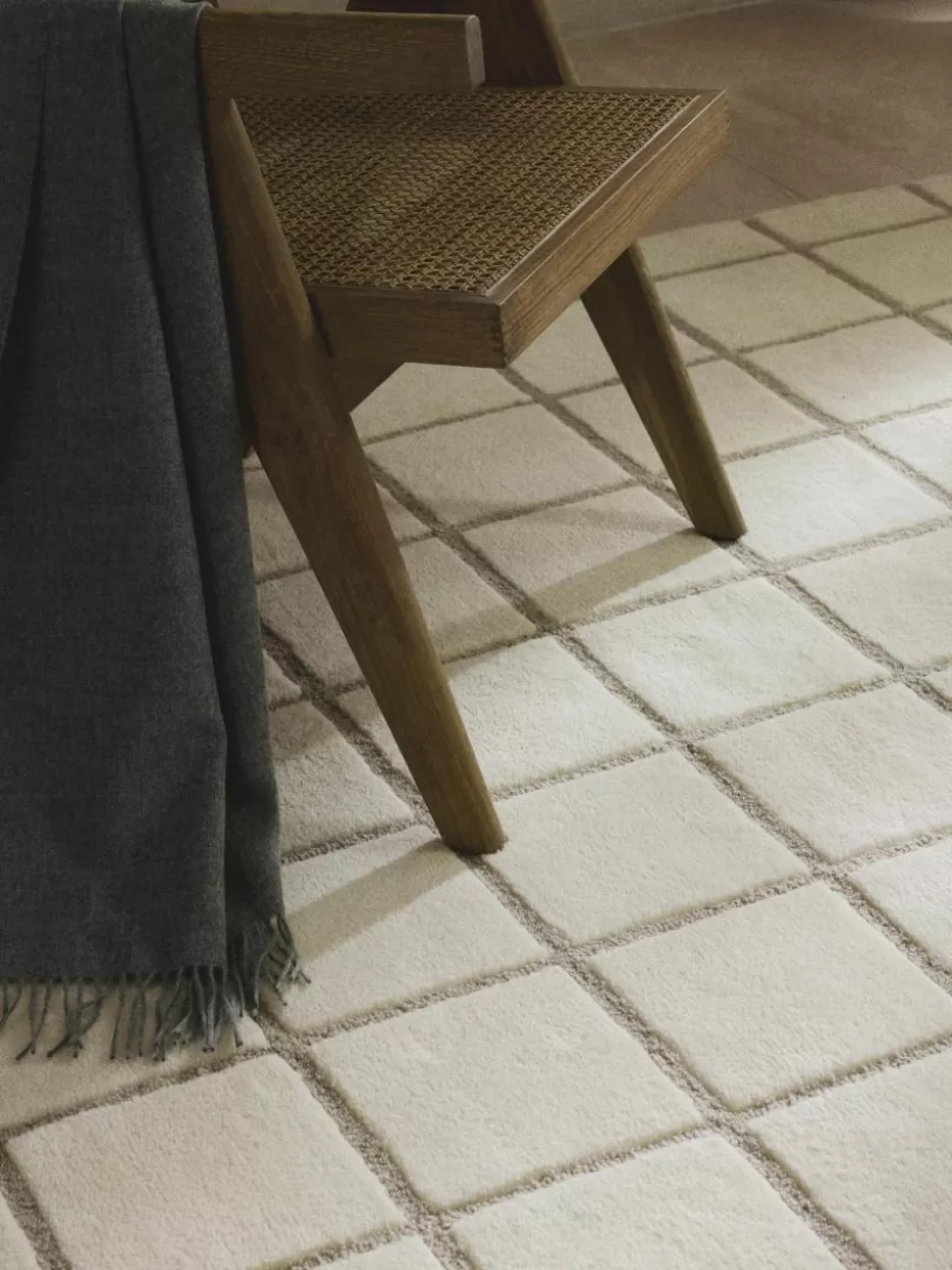 Rechteckige Teppiche-Westwing Collection Handgetufteter Wollteppich Kallie Off White, Greige