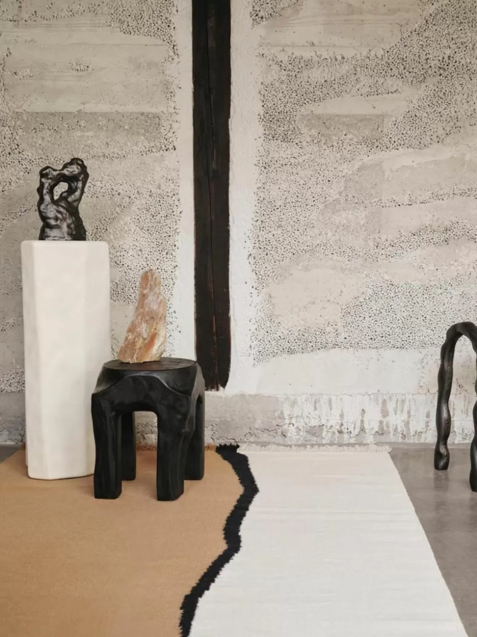 Rechteckige Teppiche-ferm LIVING Handgewebter Kelim-Teppich Soil aus Wolle mit Fransen