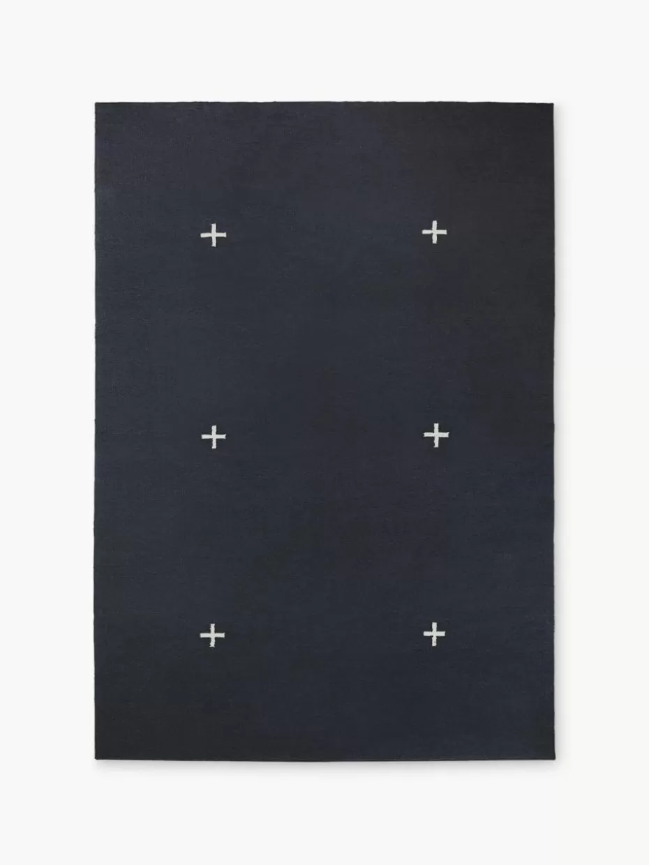 Rechteckige Teppiche-Nordic Knots Handgewebter Wollteppich Plus