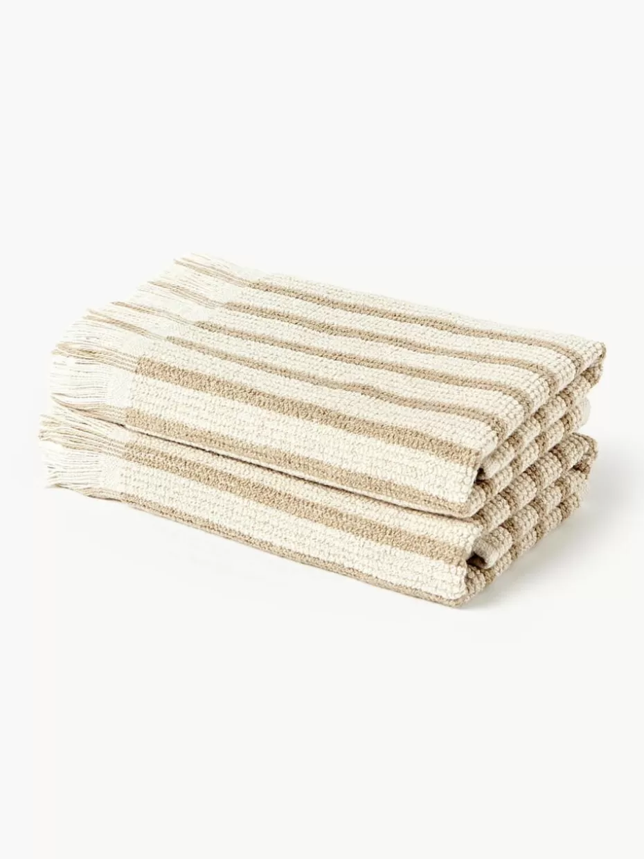 Handtücher-Westwing Collection Handtuch Irma, in verschiedenen Größen Beige