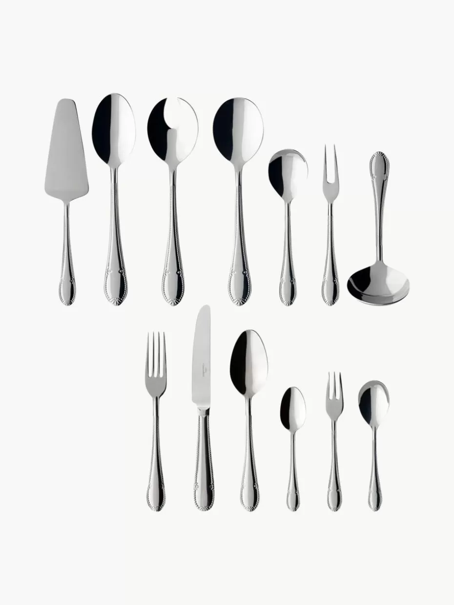 Besteck-Sets-Villeroy & Boch Hochglanzpoliertes Besteck-Set Mademoiselle, 12 Personen (68-tlg.)