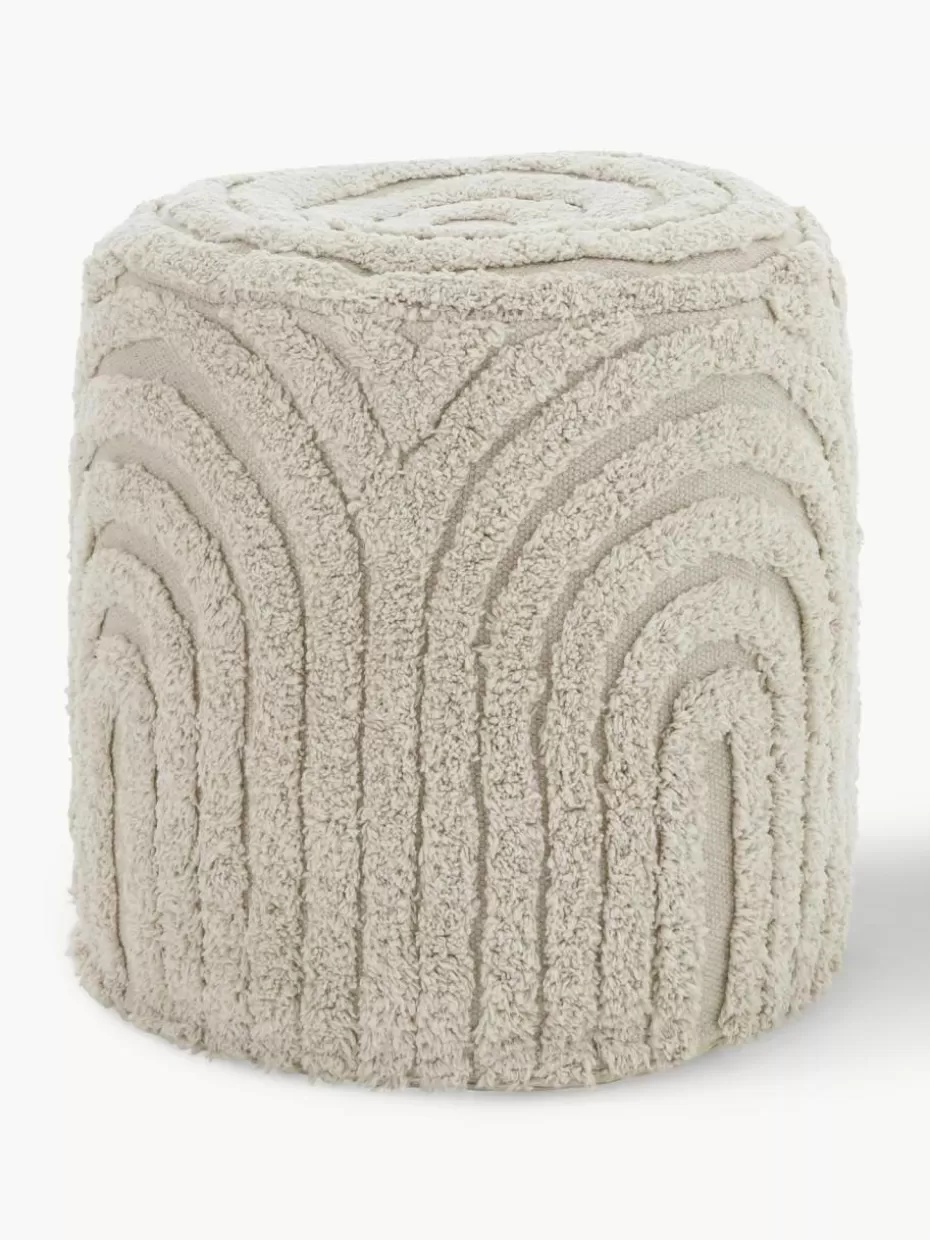 Hocker-Ellos Home Hocker Erika mit getufteter Oberfläche