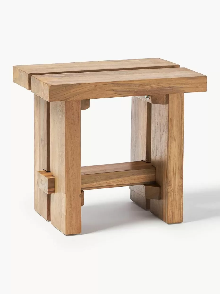 Hocker-Westwing Collection Hocker Hugo aus Teakholz