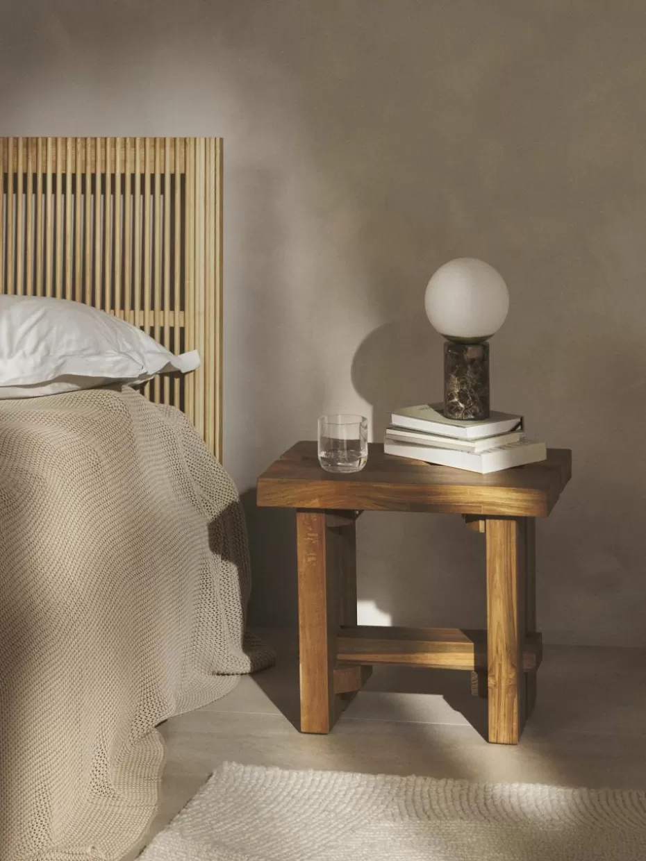 Hocker-Westwing Collection Hocker Hugo aus Teakholz