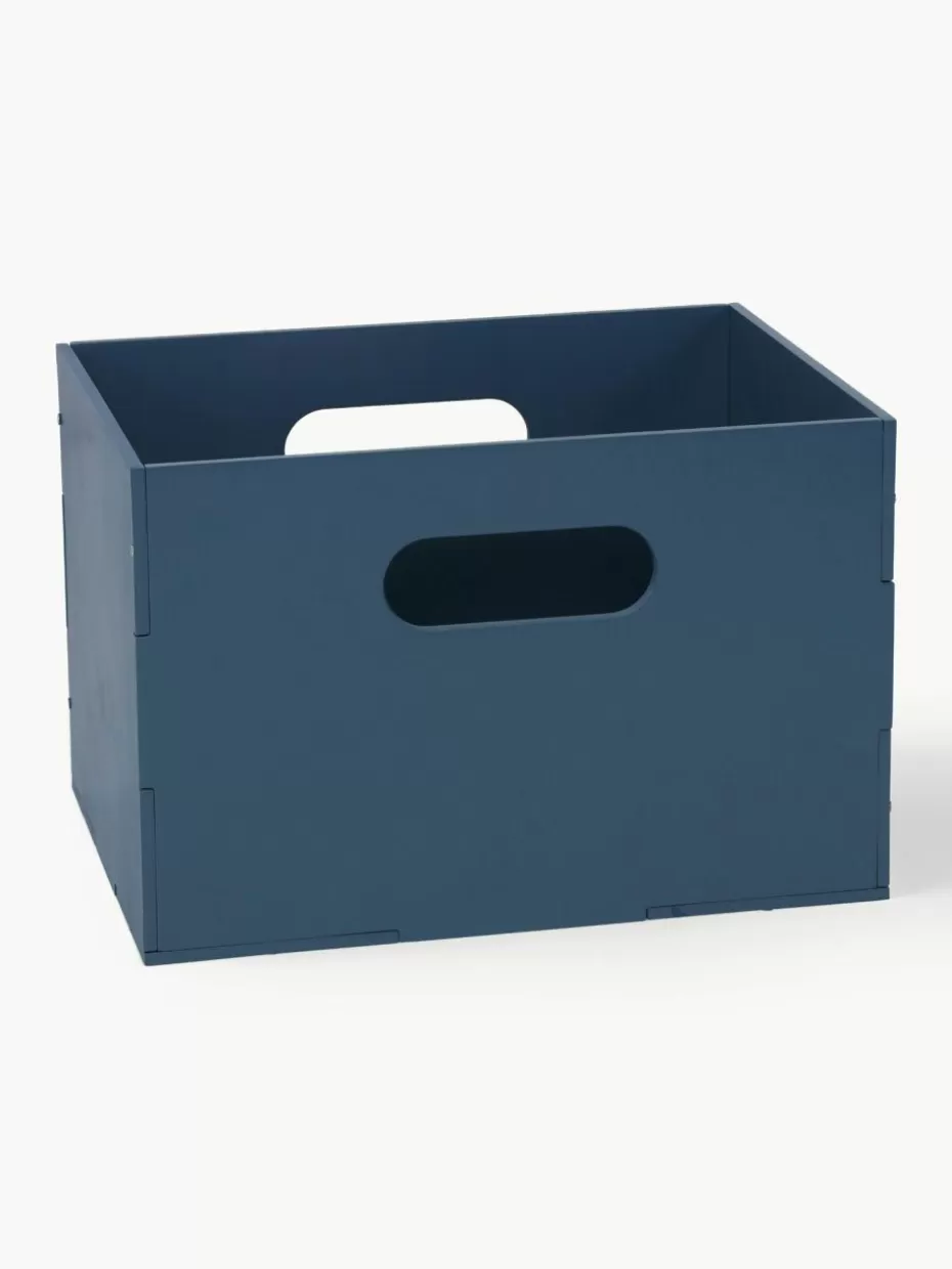 Aufbewahrung-Nofred Holz-Aufbewahrungsbox Kiddo Dunkelblau