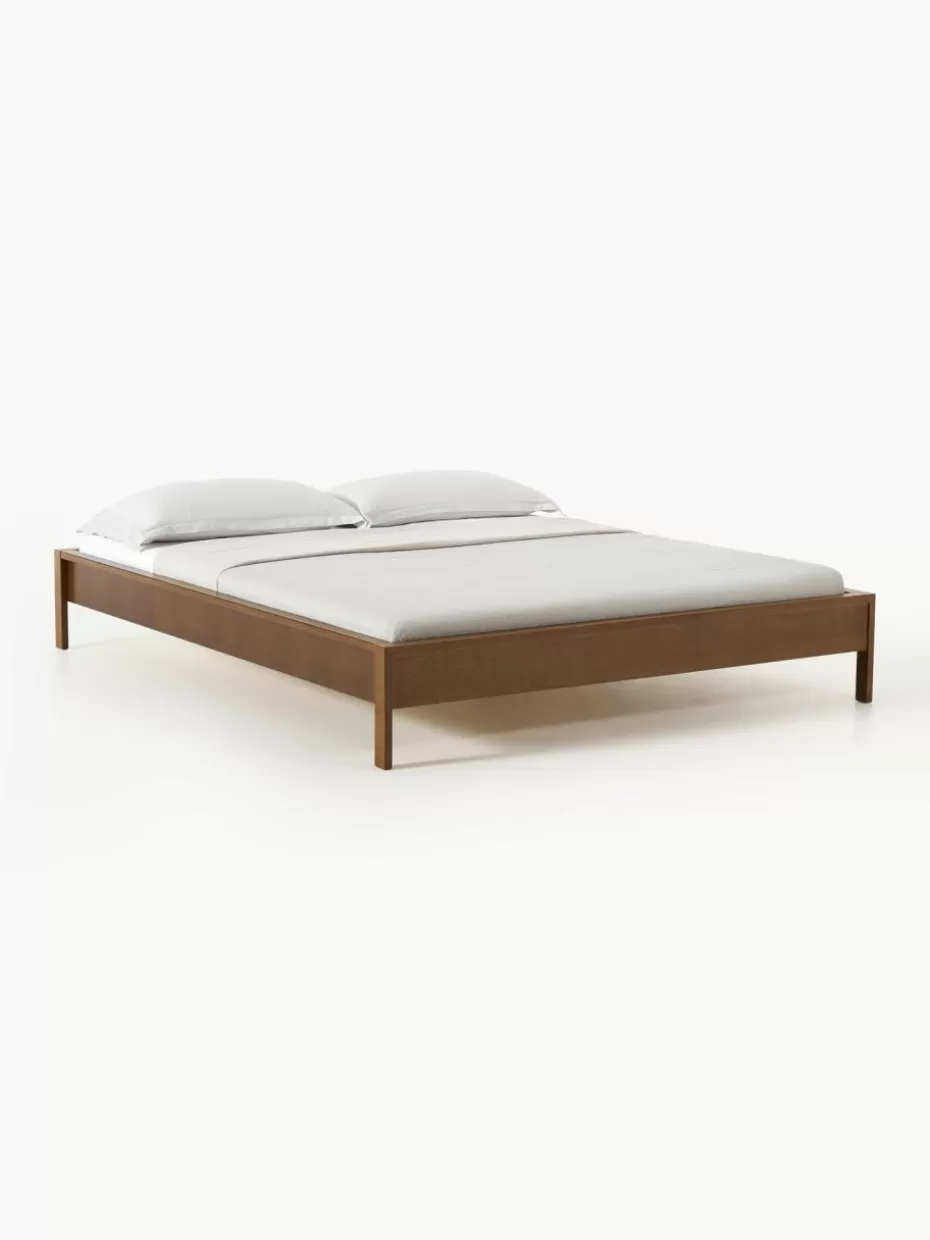 Betten-Westwing Collection Holzbett Tammy Walnussholz