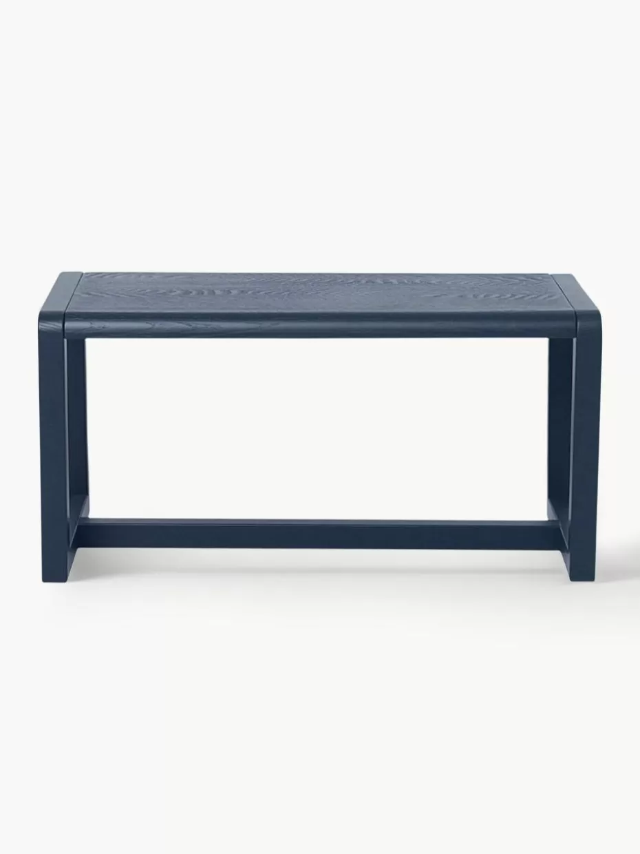 Stühle-ferm LIVING Kids Holz-Kinderbank Little Architect Graublau