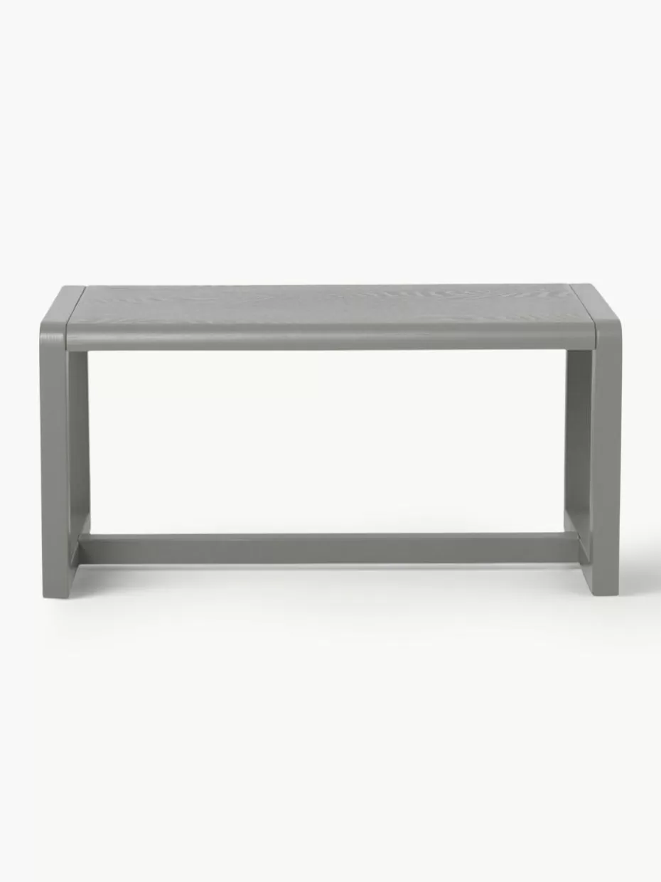 Stühle-ferm LIVING Kids Holz-Kinderbank Little Architect Grau