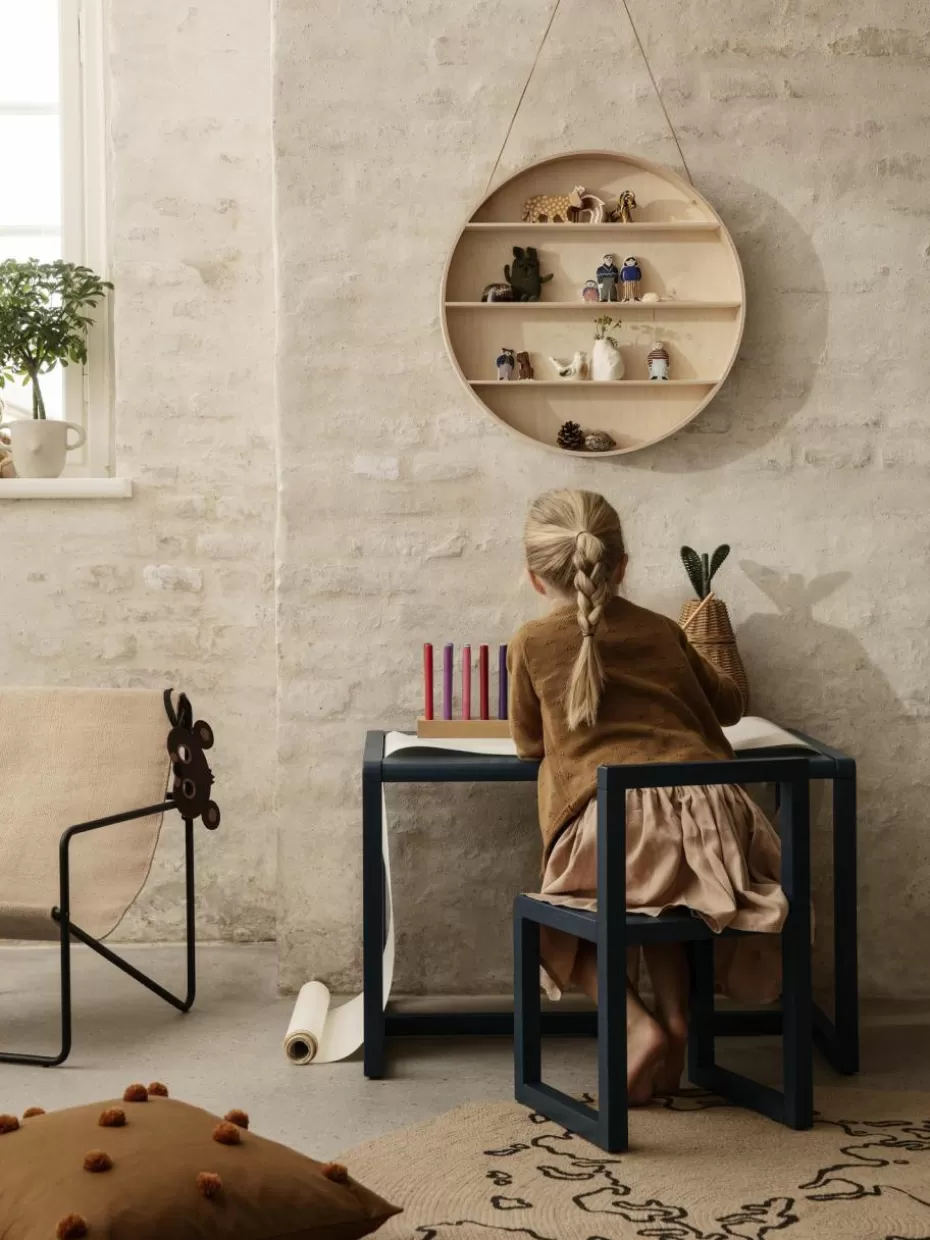 Stühle-ferm LIVING Kids Holz-Kinderstuhl Little Architect Graublau