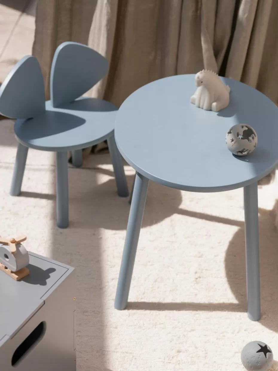 Stühle-Nofred Holz-Kinderstuhl Mouse Hellblau