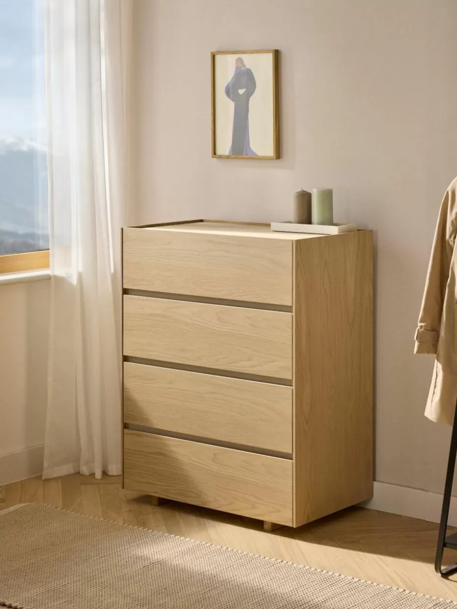 Kommoden & Sideboards-Westwing Collection Holz-Kommode Larsen Eichenholz, lackiert