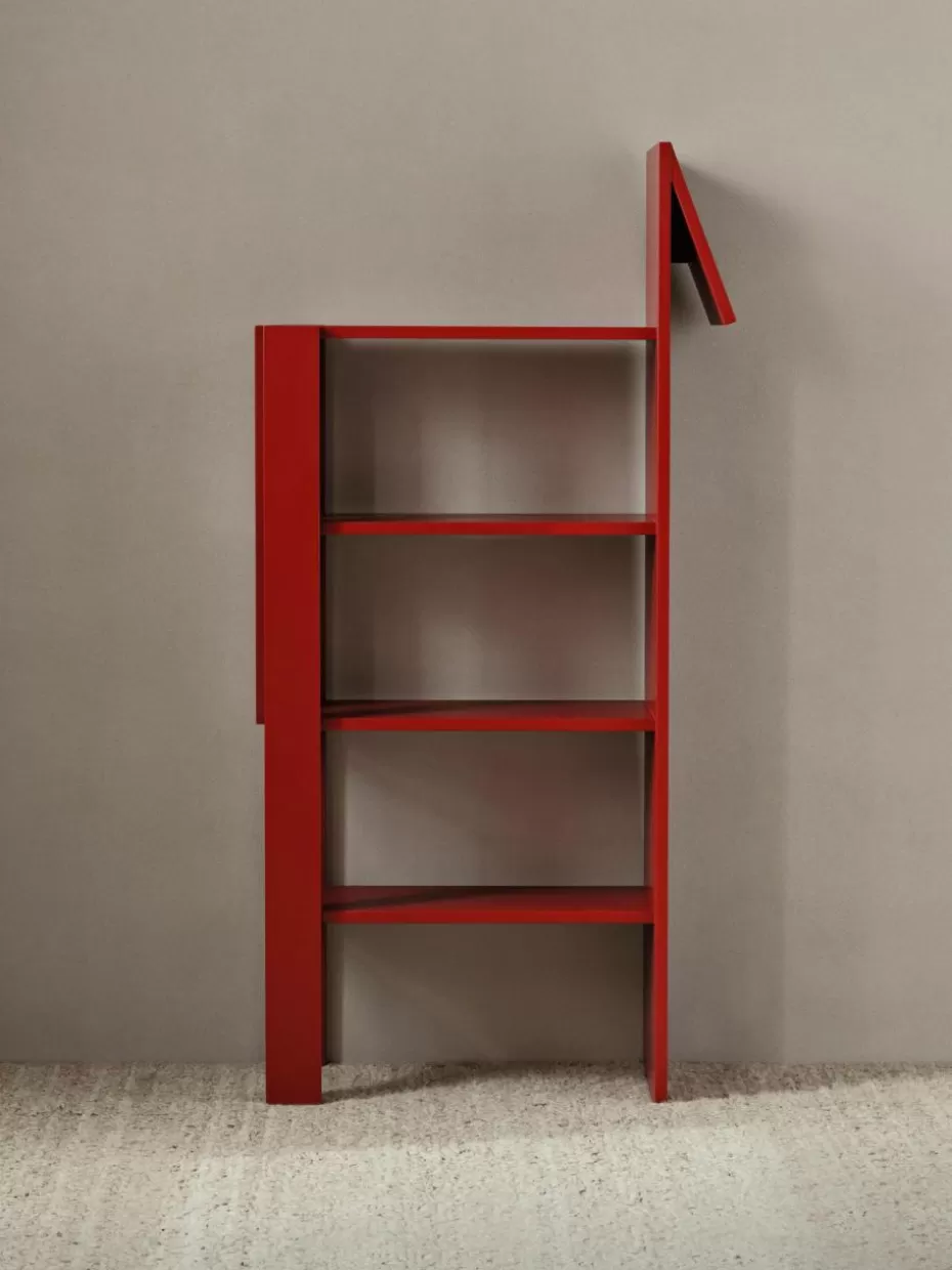 Regale-ferm LIVING Kids Holz-Regal Giraffe Rot