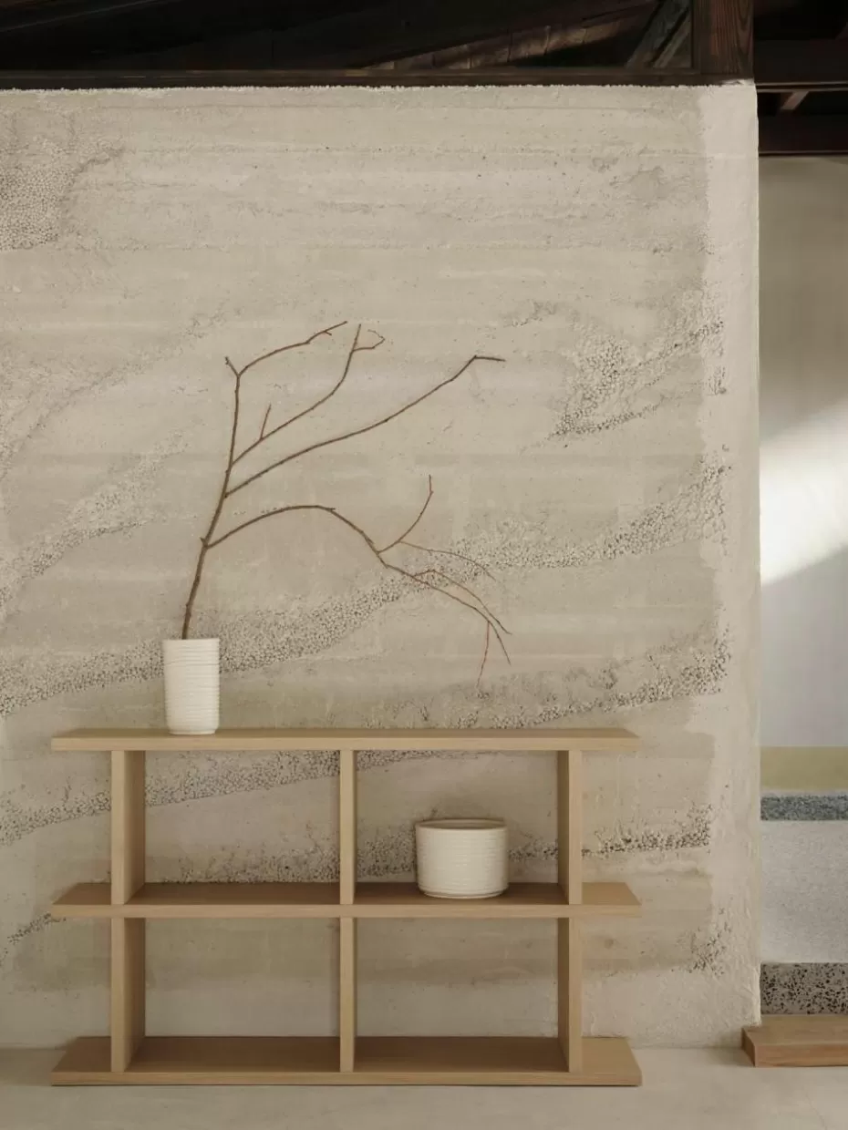 Regale-ferm LIVING Holz-Regal Kona Eichenholz, hell lackiert