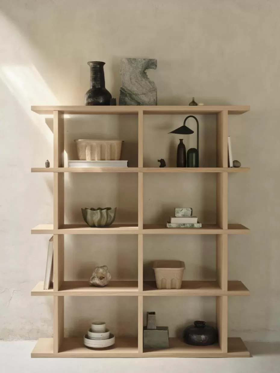 Regale-ferm LIVING Holz-Regal Kona Eichenholz, hell lackiert