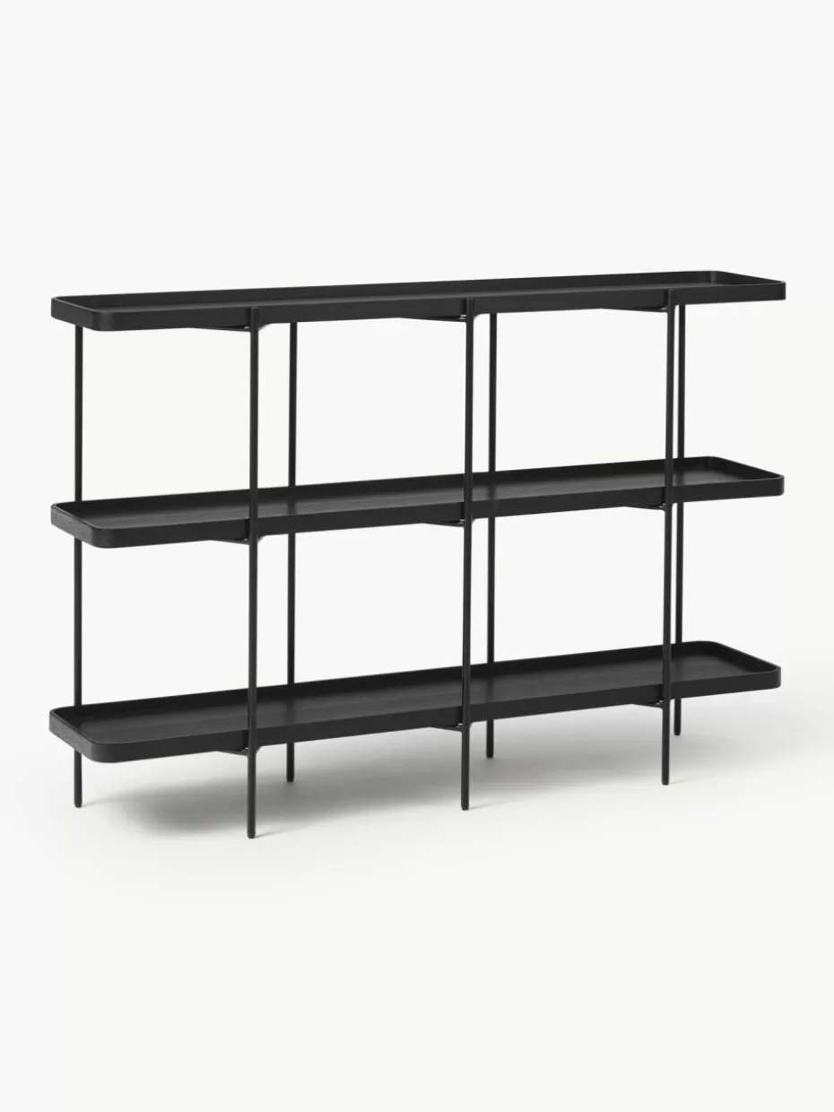 Regale-Westwing Collection Holz-Regal Renee Eschenholz, schwarz lackiert