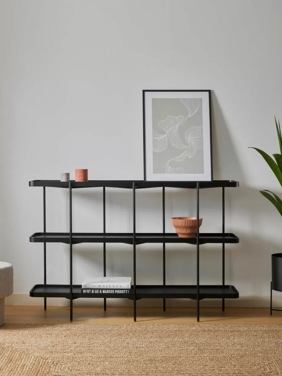 Regale-Westwing Collection Holz-Regal Renee Eschenholz, schwarz lackiert