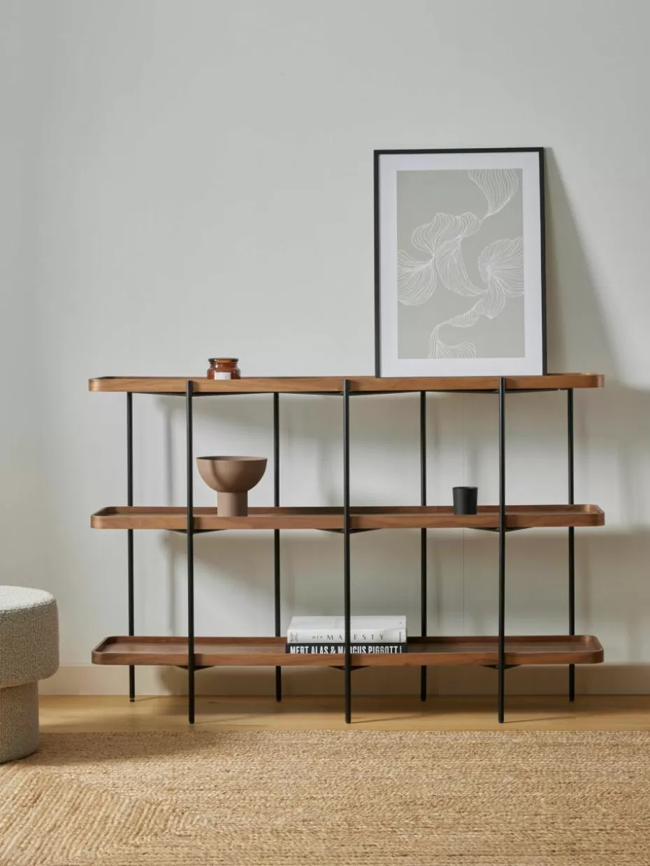 Regale-Westwing Collection Holz-Regal Renee Walnussholz