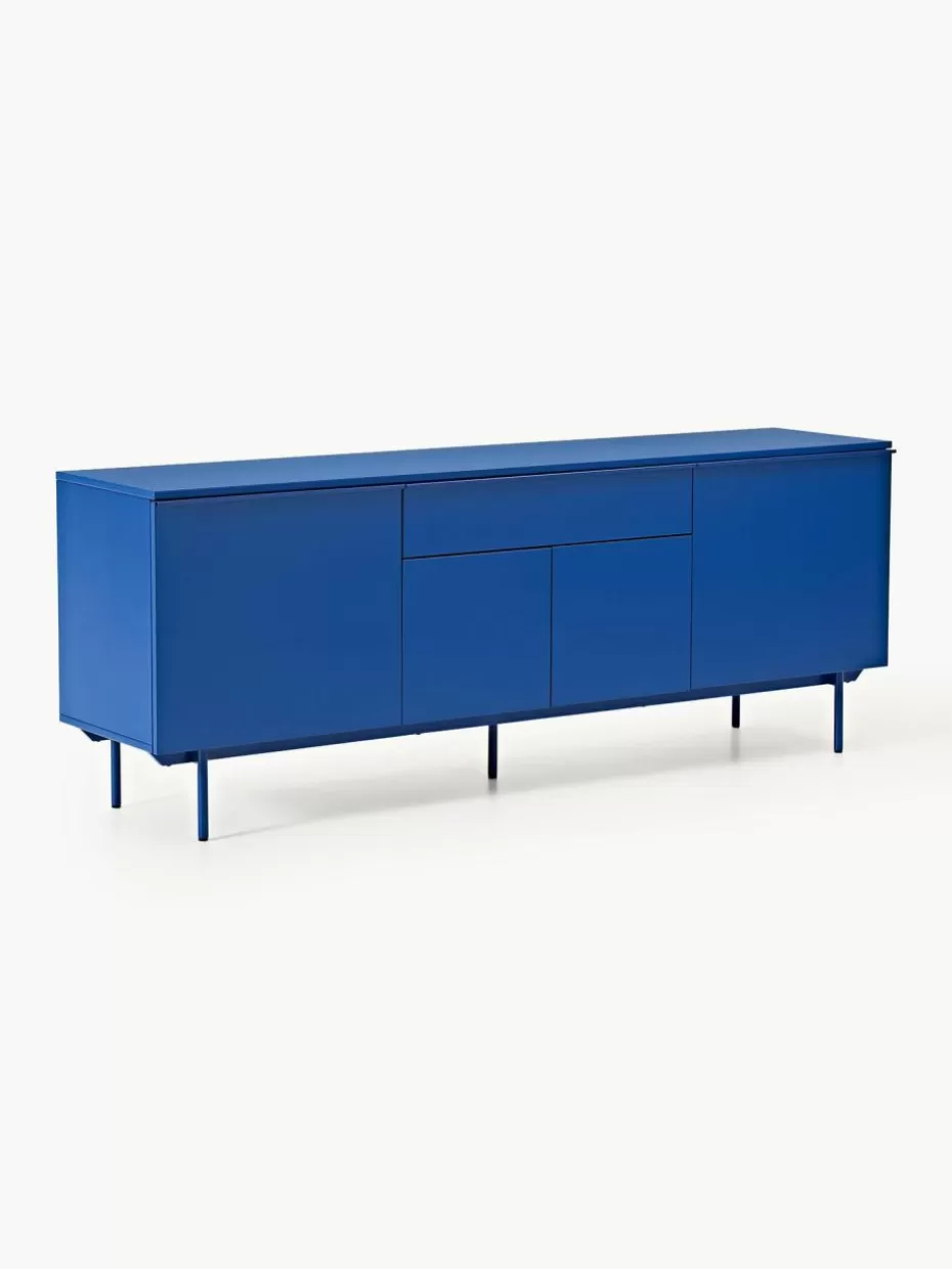 Kommoden & Sideboards-Westwing Collection Holz-Sideboard Elona Royalblau, matt