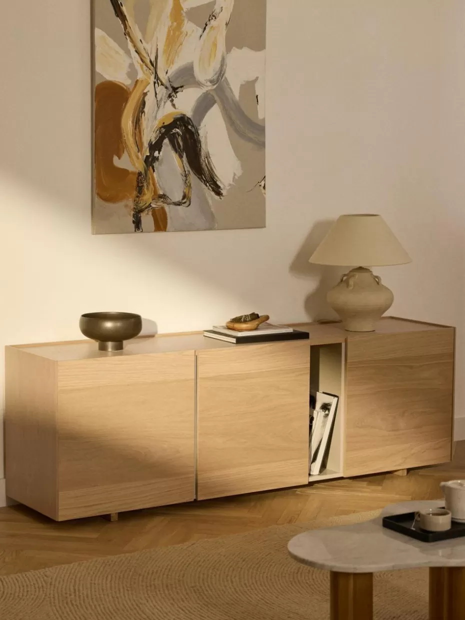 Kommoden & Sideboards-Westwing Collection Holz-Sideboard Larsen Eichenholz, lackiert