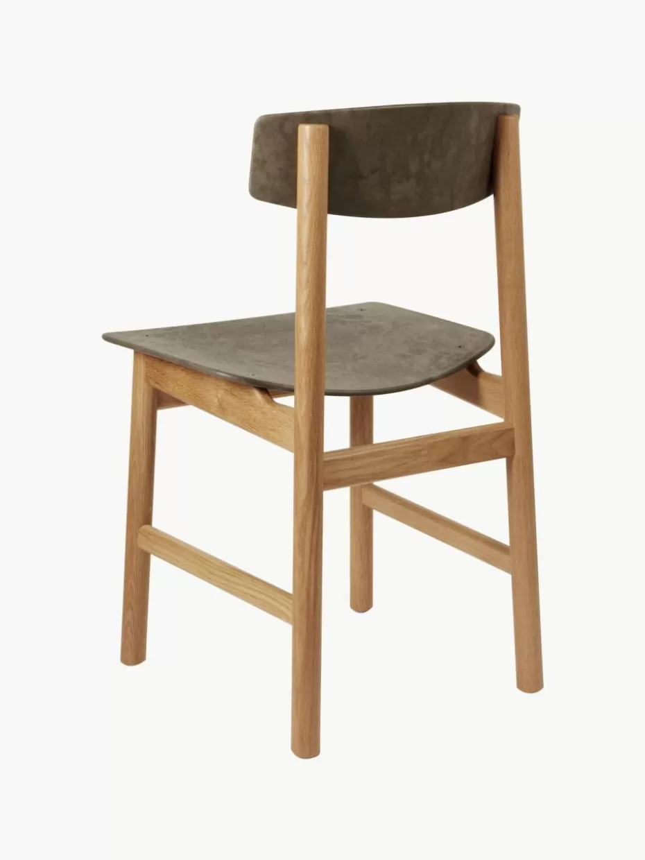 Stühle-Mater Holzstuhl Conscious Greige, Eichenholz