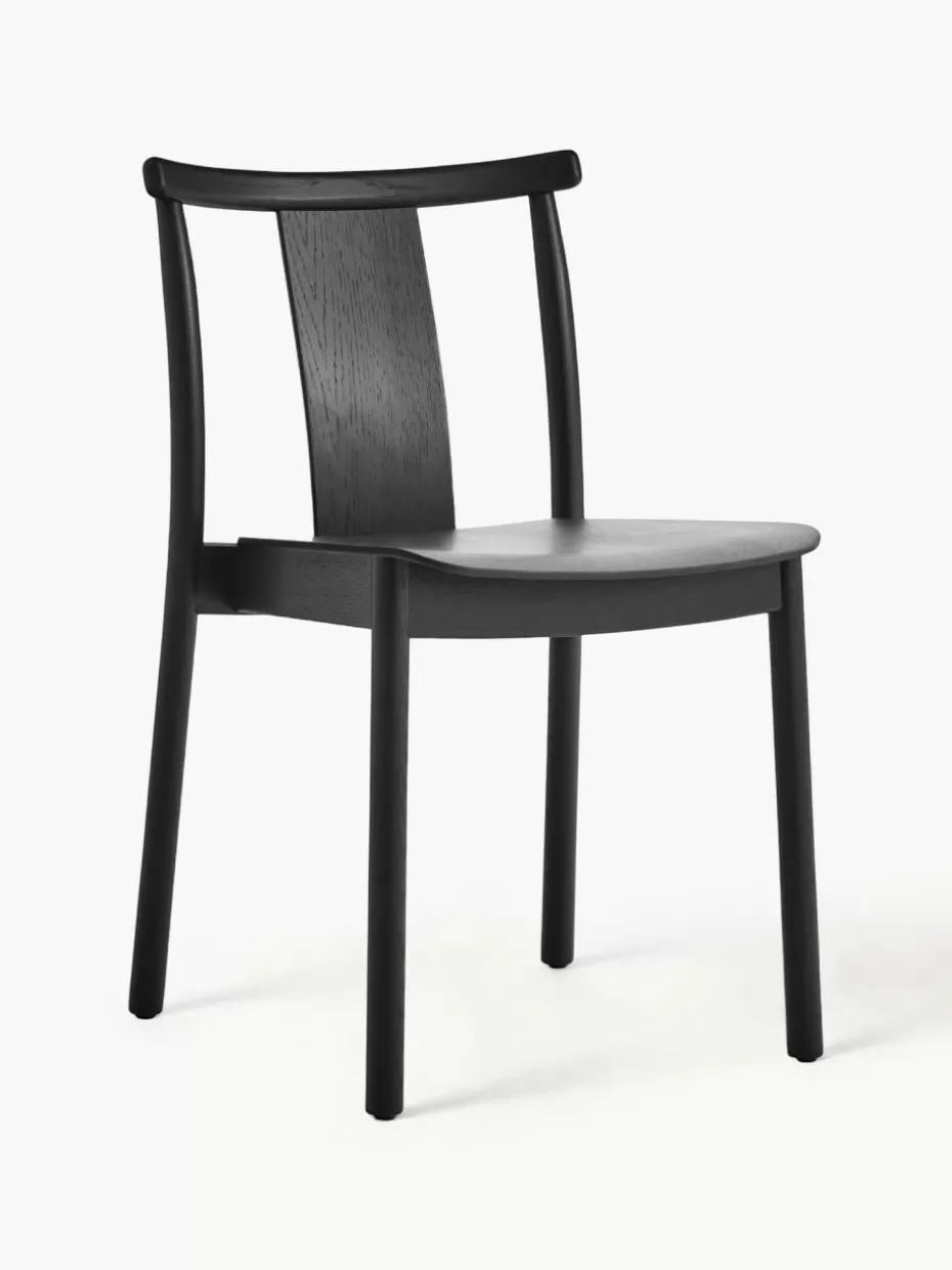 Stühle-Audo Copenhagen Holzstuhl Merkur aus Eichenholz Schwarz