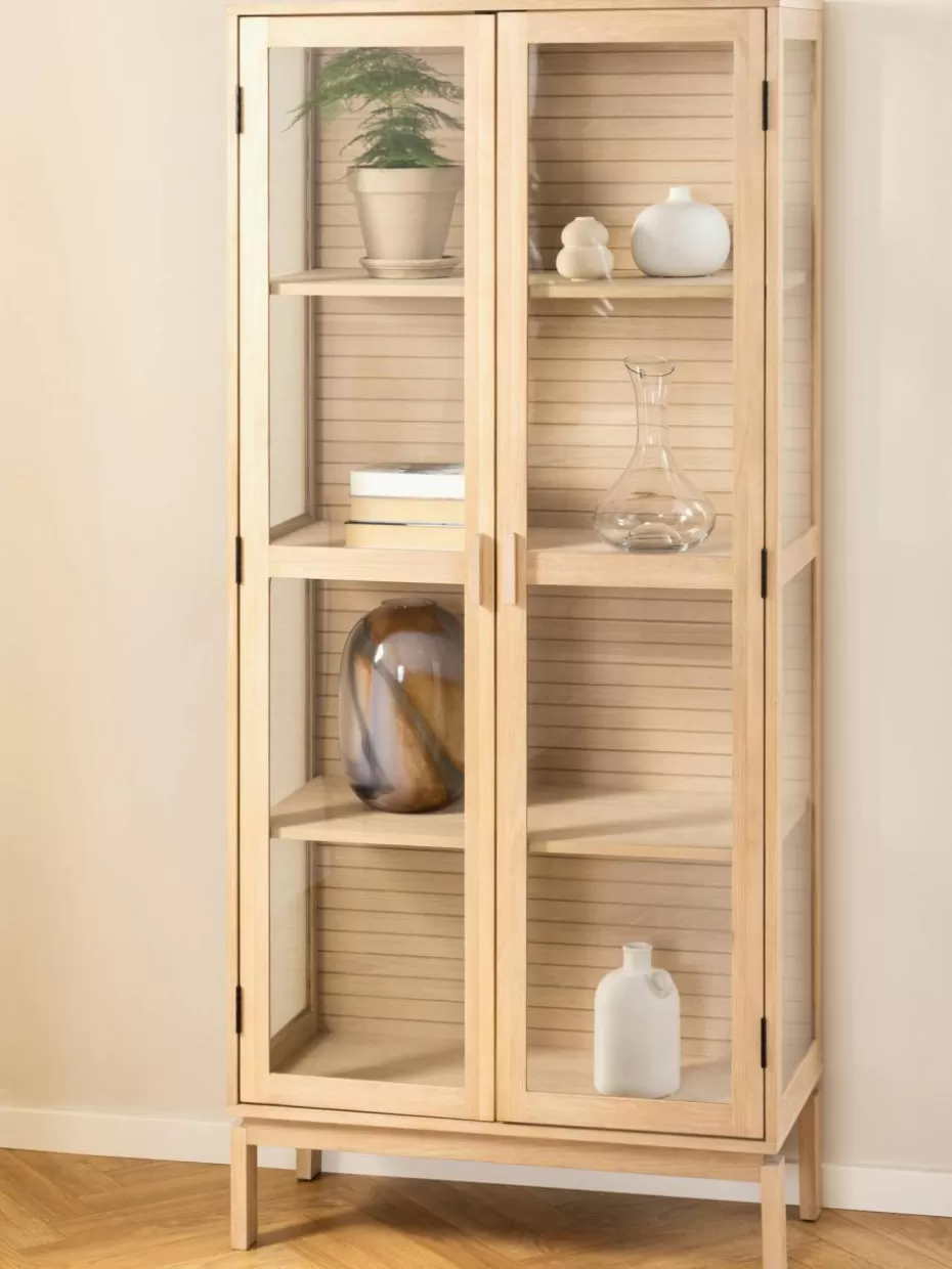 Vitrinen-Westwing Holz-Vitrine Linley mit Glastüren