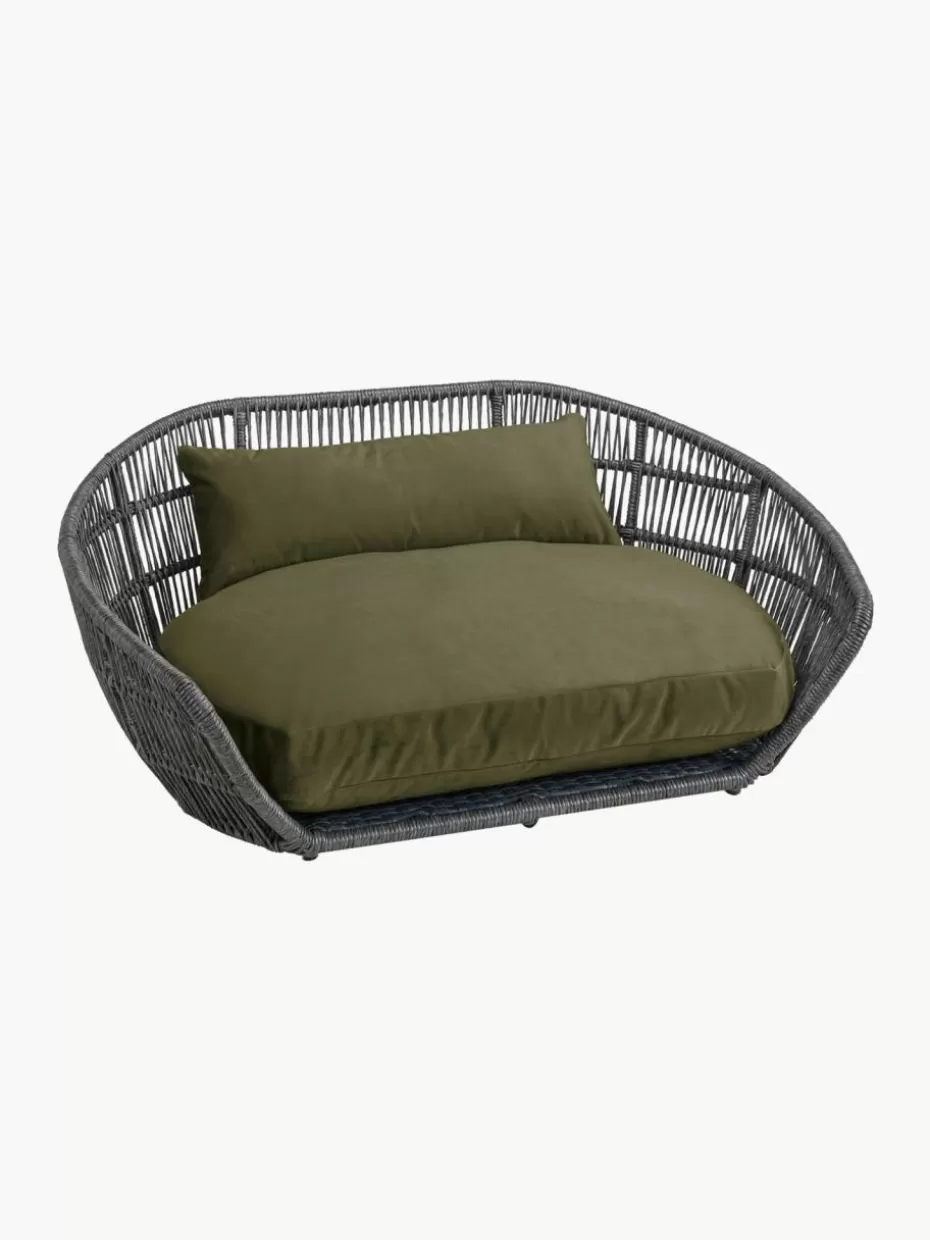 Haustierbedarf-Laboni In- & Outdoor-Hundebett Prado Olivgrün, Anthrazit