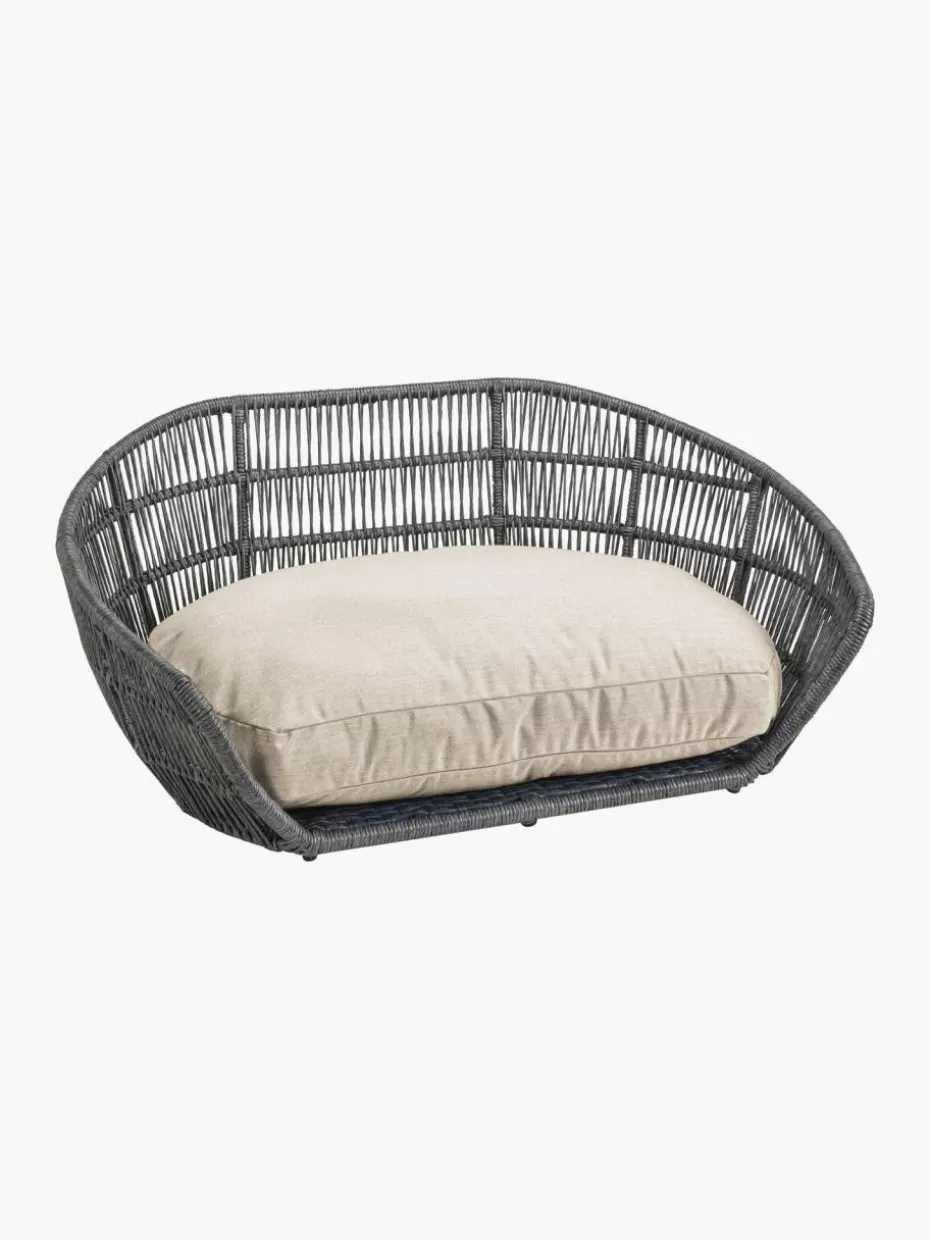 Haustierbedarf-Laboni In- & Outdoor-Hundebett Prado Hellbeige, Anthrazit