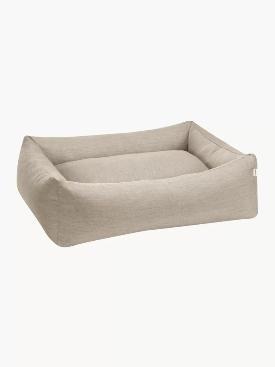 Haustierbedarf-Laboni In- & Outdoor-Hundebett Smooth, in verschiedenen Größen Hellbeige