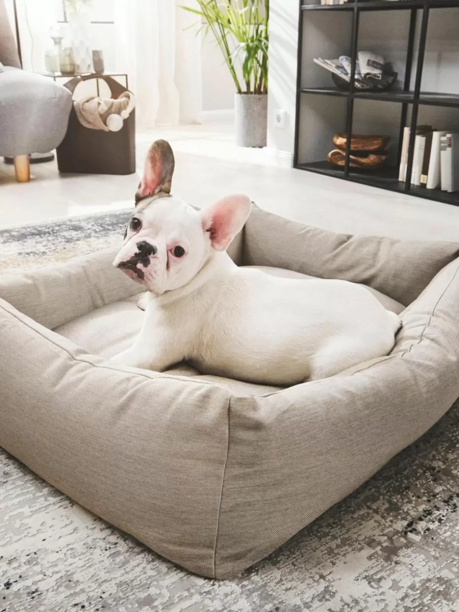 Haustierbedarf-Laboni In- & Outdoor-Hundebett Smooth, in verschiedenen Größen Hellbeige
