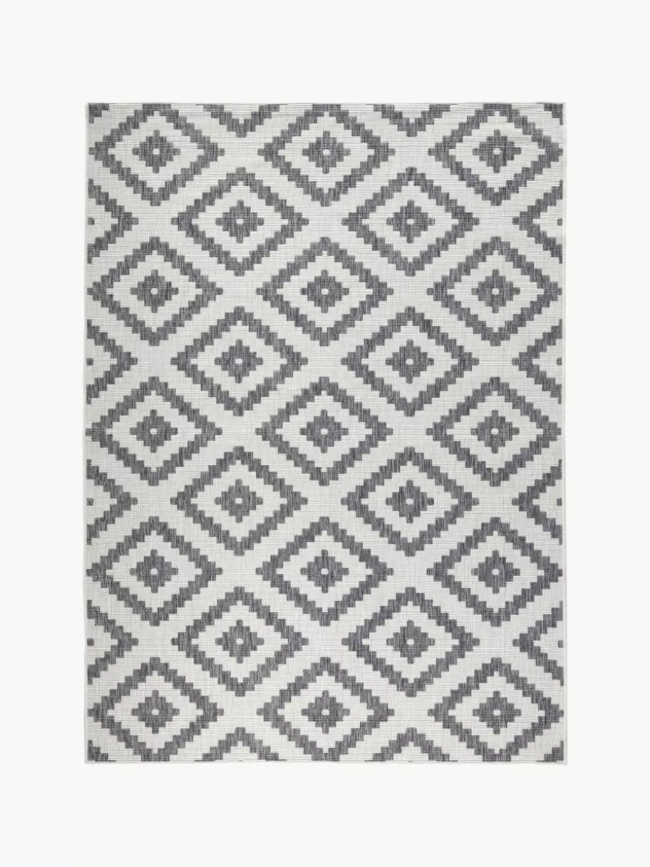 Outdoor Teppiche-Westwing In- & Outdoor-Wendeteppich Malta in Grau/Creme Grau, Cremefarben