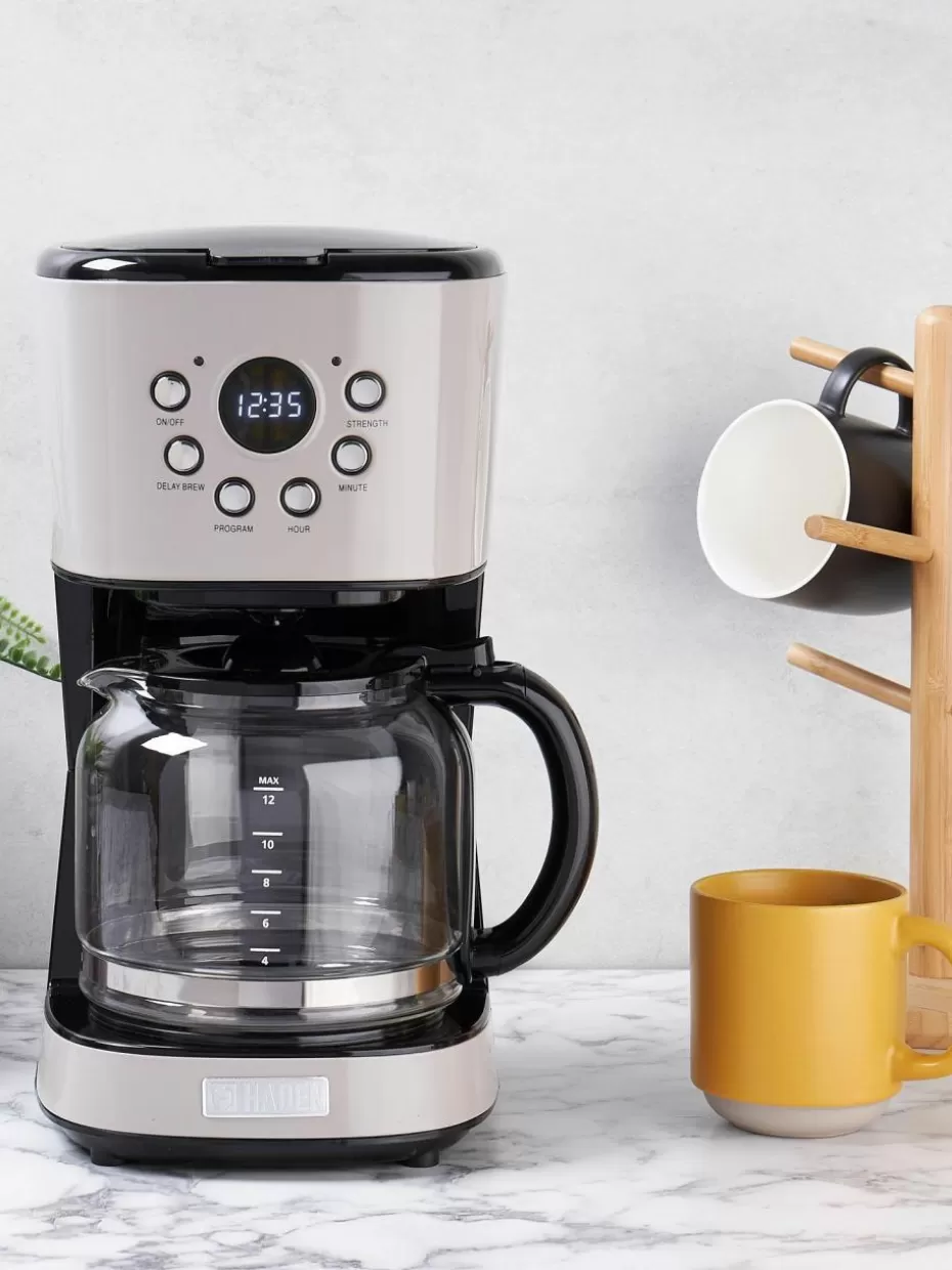 Kaffeemaschinen-Haden Kaffeemaschine Heritage Beige, Schwarz