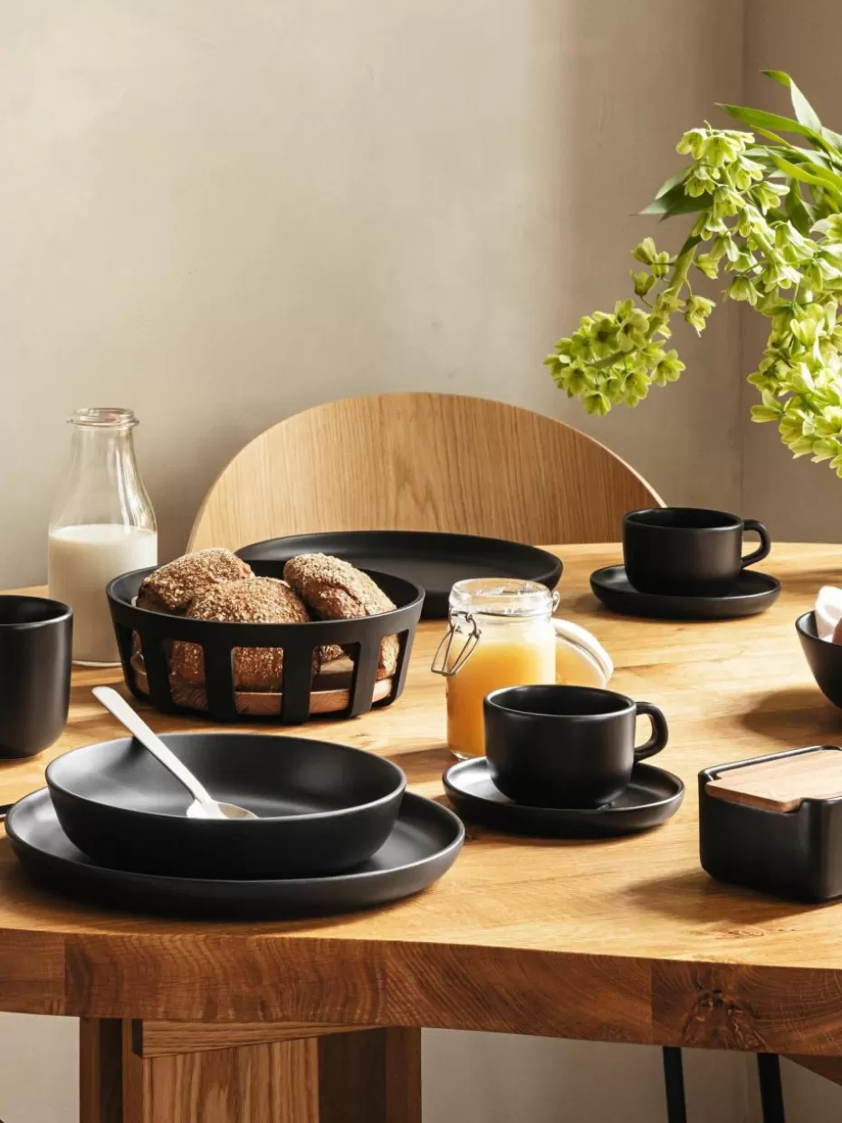 Tassen-Eva Solo Kaffeetassen Nordic Kitchen mit Untertassen, 4 Stück