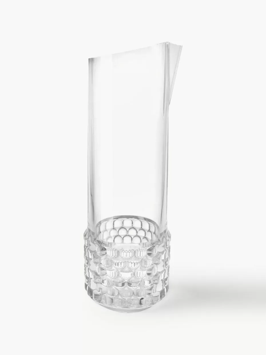 Kannen & Karaffen-Kartell Karaffe Jellies mit Strukturmuster, 1.3 L Transparent