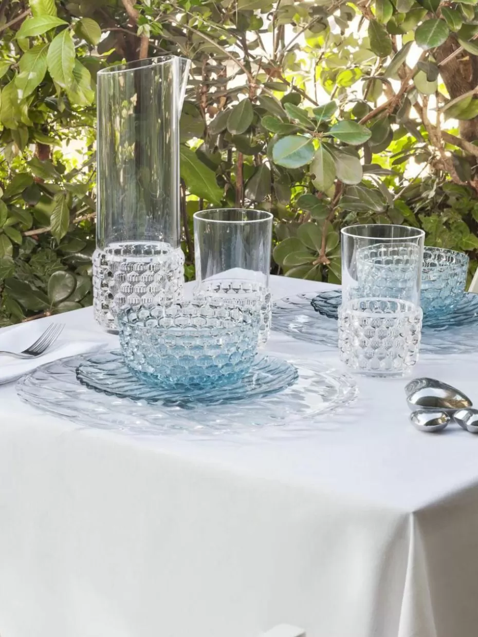 Kannen & Karaffen-Kartell Karaffe Jellies mit Strukturmuster, 1.3 L Transparent