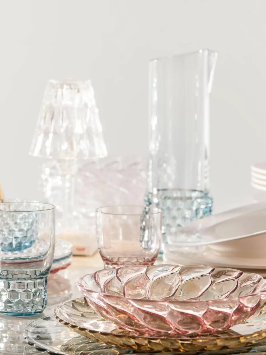 Kannen & Karaffen-Kartell Karaffe Jellies mit Strukturmuster, 1.3 L Hellblau