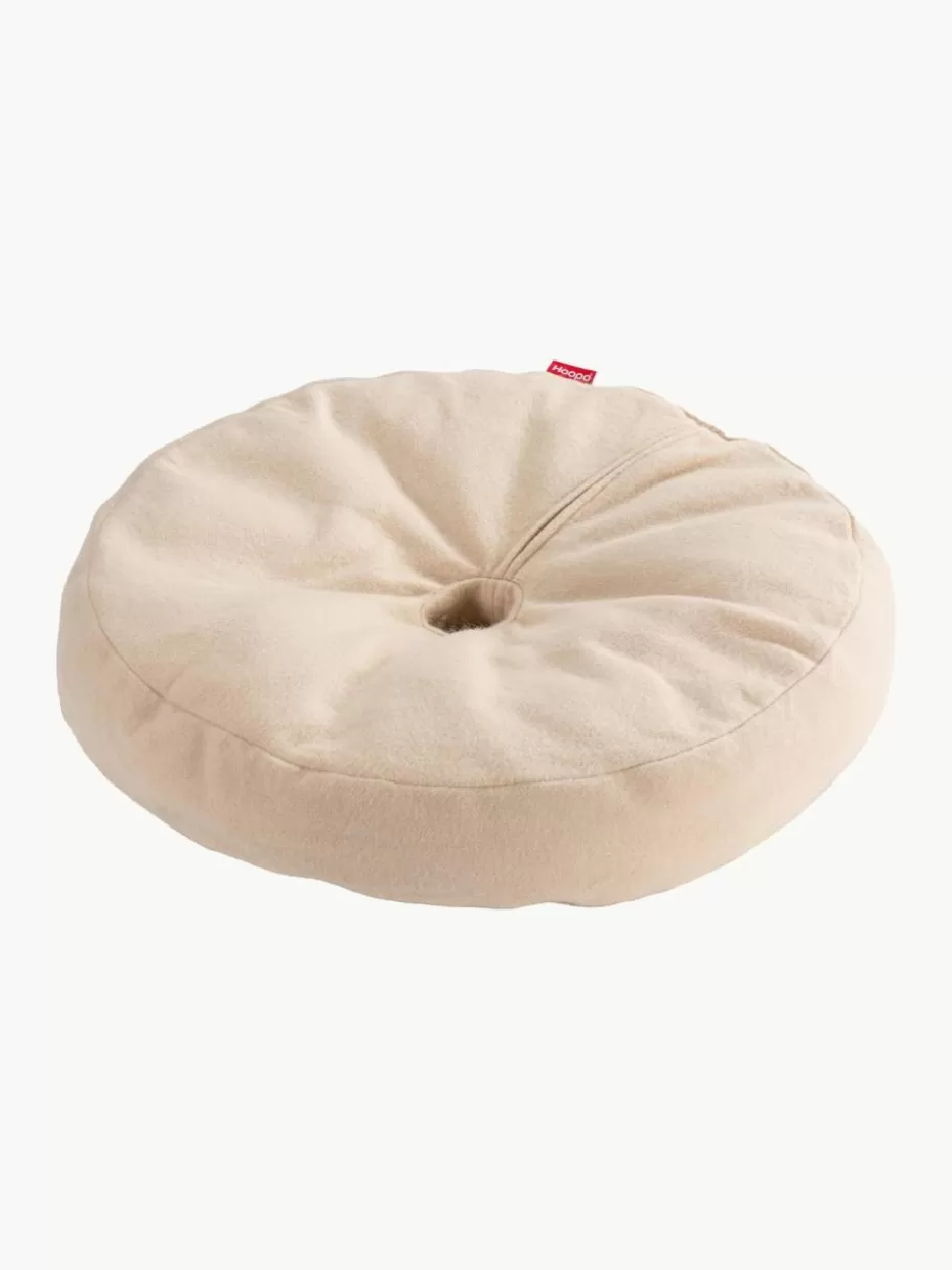 Haustierbedarf-Hoopo Katzenbett Donut Hellbeige