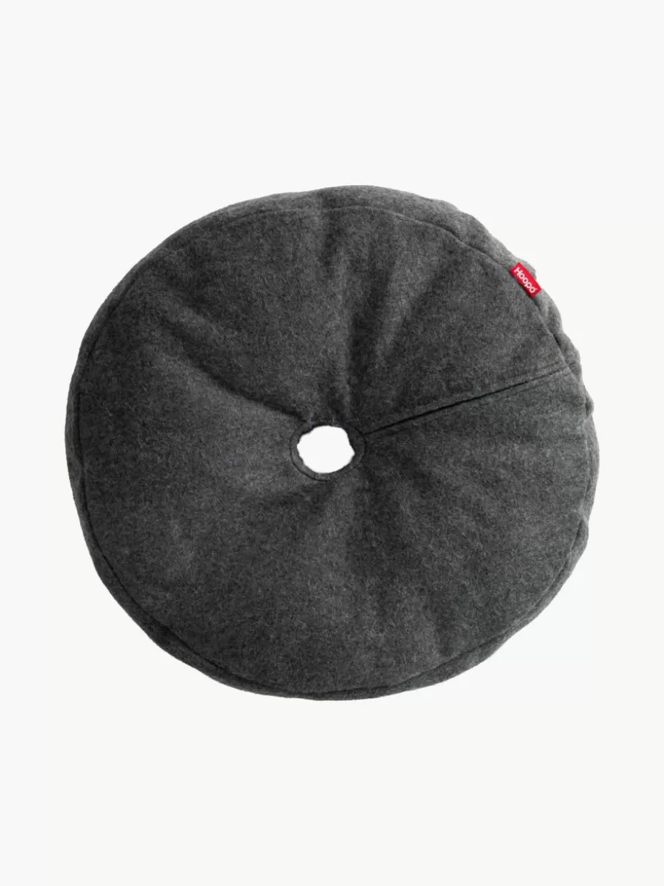 Haustierbedarf-Hoopo Katzenbett Donut Anthrazit