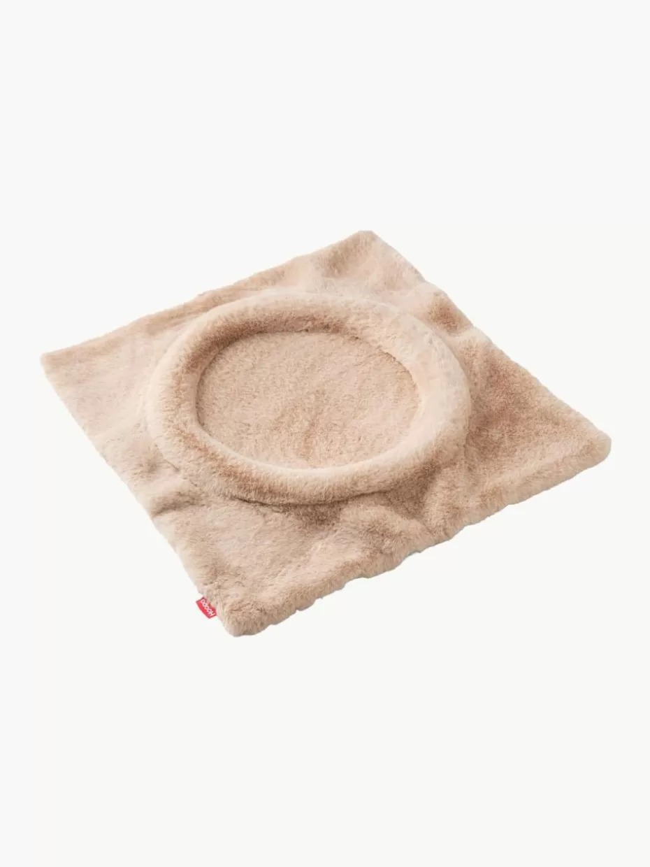 Haustierbedarf-Hoopo Katzenbett Flip Beige
