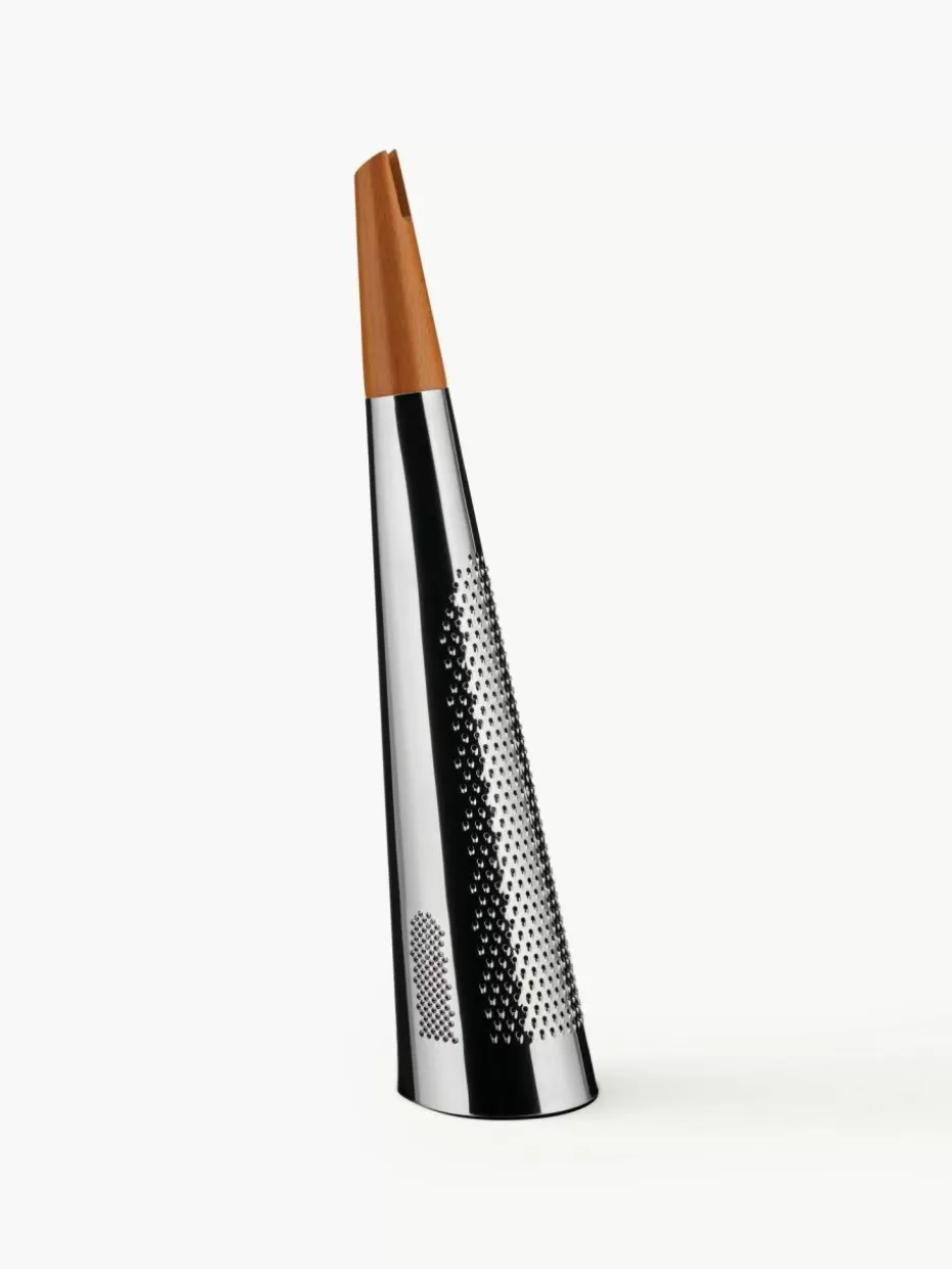 Küchenhelfer-Alessi Küchenreibe Todo mit Holz-Griff