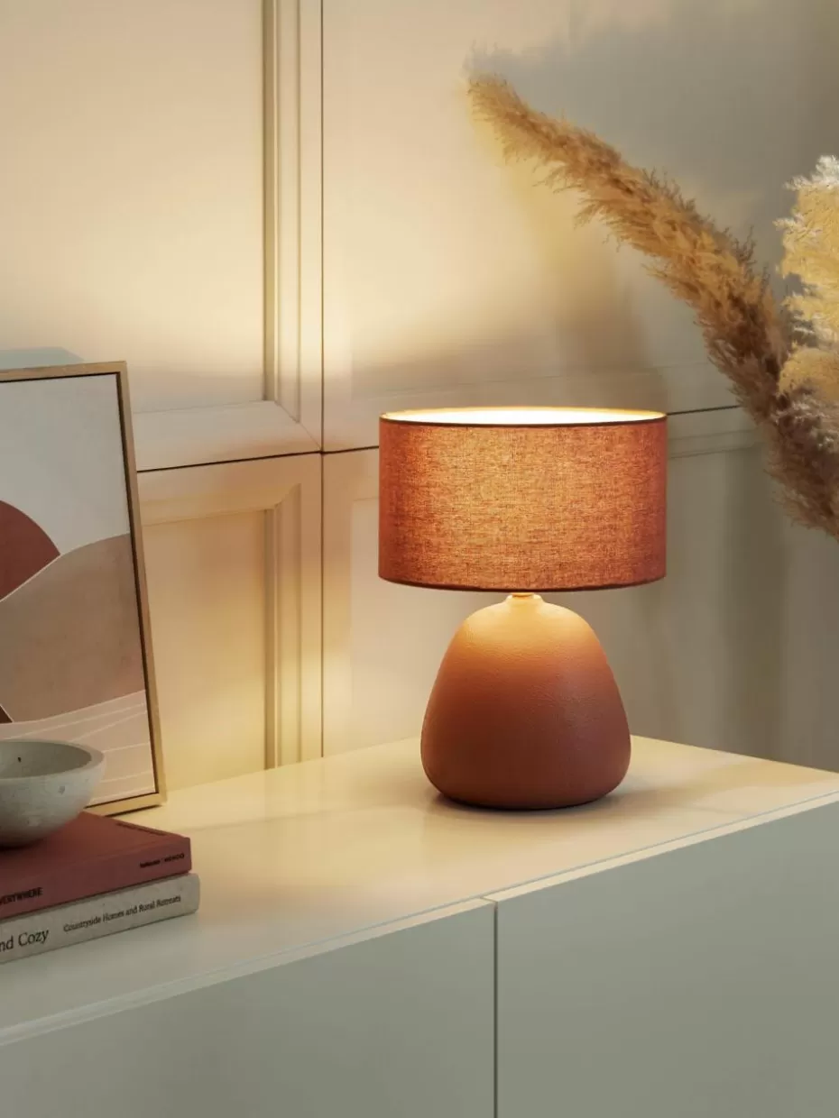 Nachttischlampen-Westwing Collection Keramik-Tischlampe Eileen
