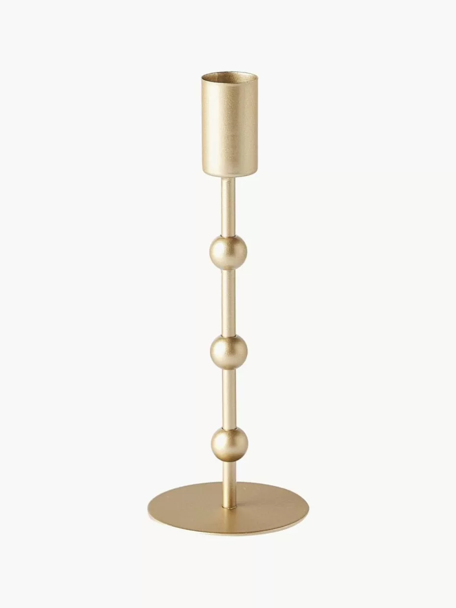 Kerzenständer & Kerzenhalter-Westwing Kerzenhalter Kimberly, 2er-Set Goldfarben