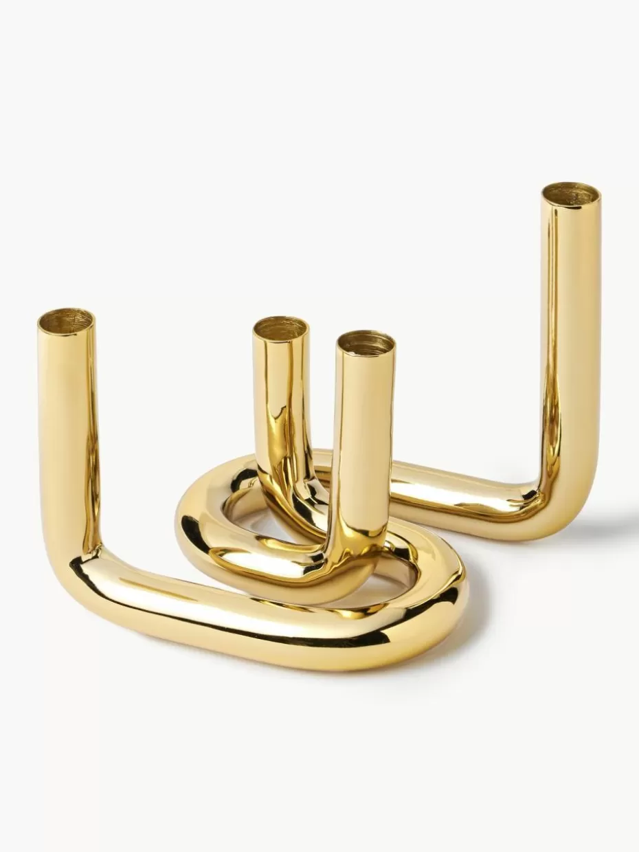 Weihnachtskerzen & Kerzenhalter | Festliche Eleganz-Westwing Collection Kerzenhalter Mars, 2er-Set