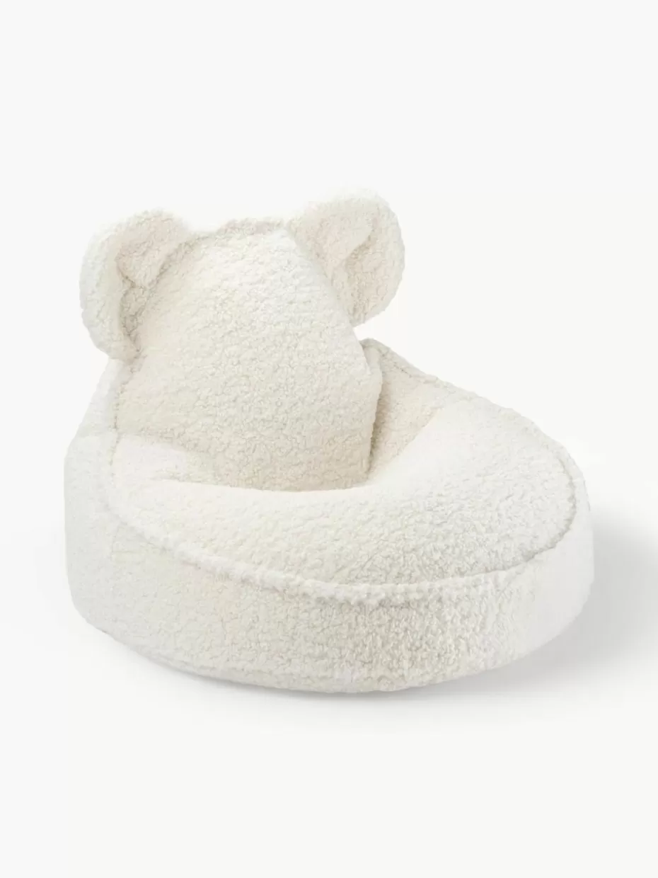 Sitzsäcke-Wigiwama Kinder-Sitzsack Bear aus Teddy Teddy Off White