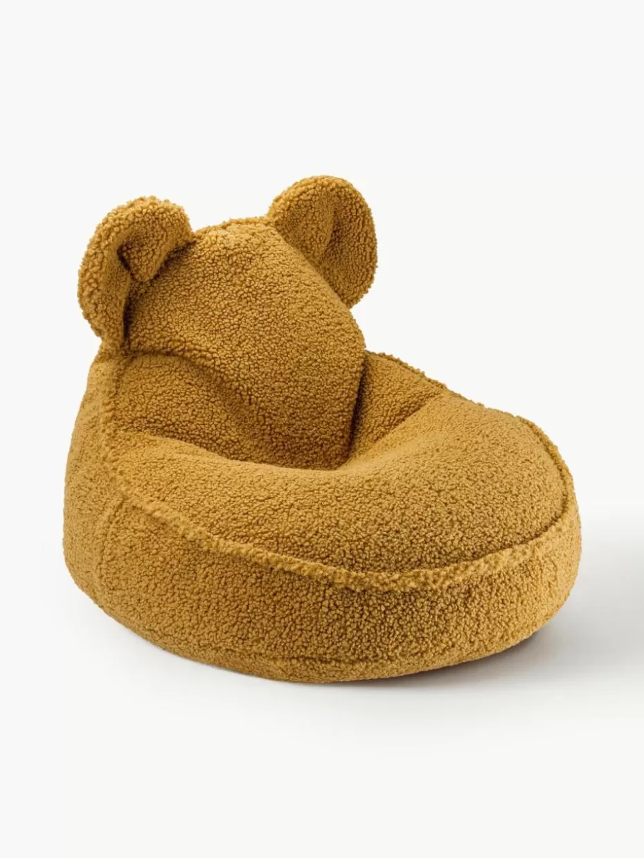 Sitzsäcke-Wigiwama Kinder-Sitzsack Bear aus Teddy Teddy Senfgelb
