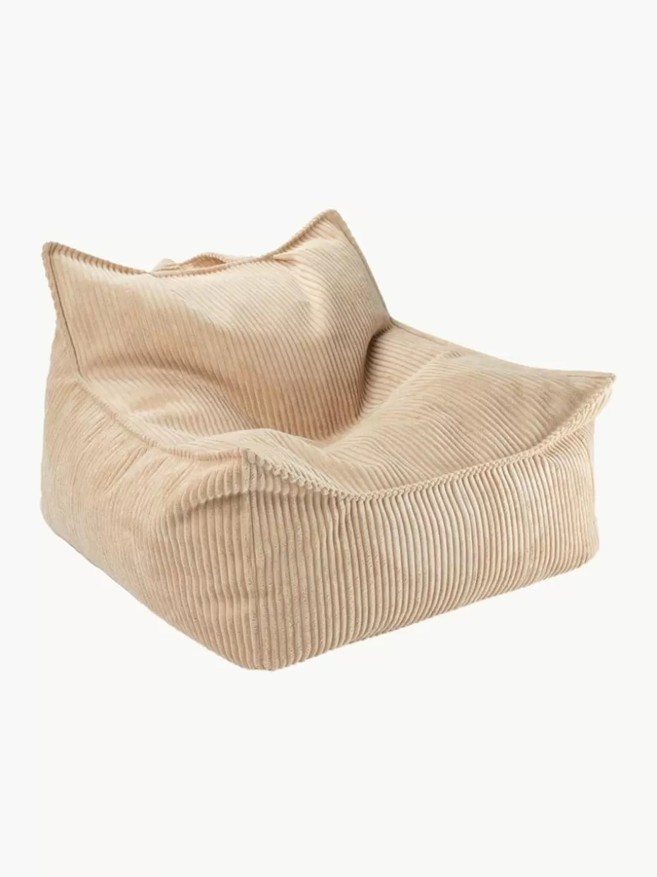 Sitzsäcke-Wigiwama Kinder-Sitzsack Sugar aus Cord Cord Beige