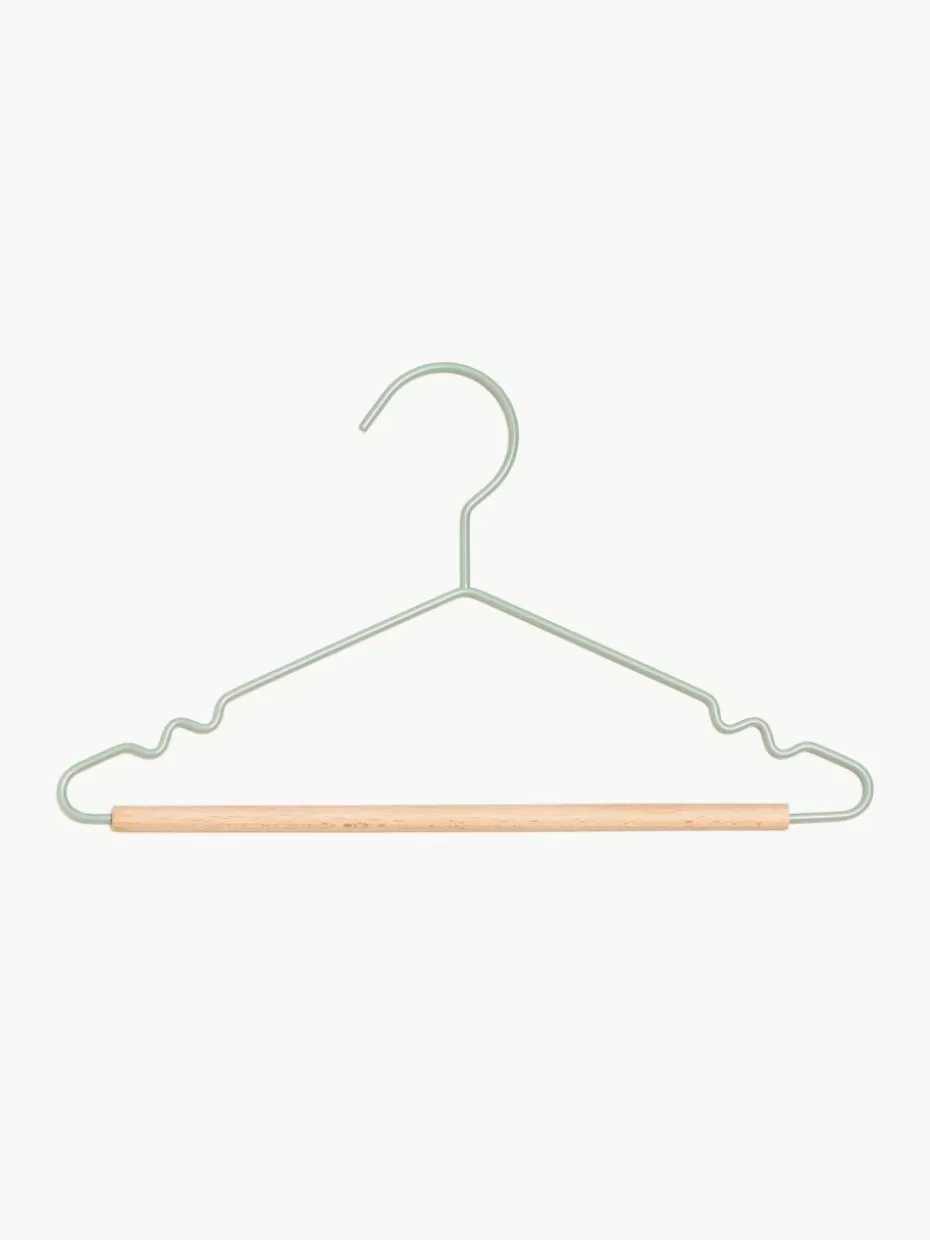 Aufbewahrung-Mustard Made Kleiderbügel Kids Top, 10 Stück Salbeigrün