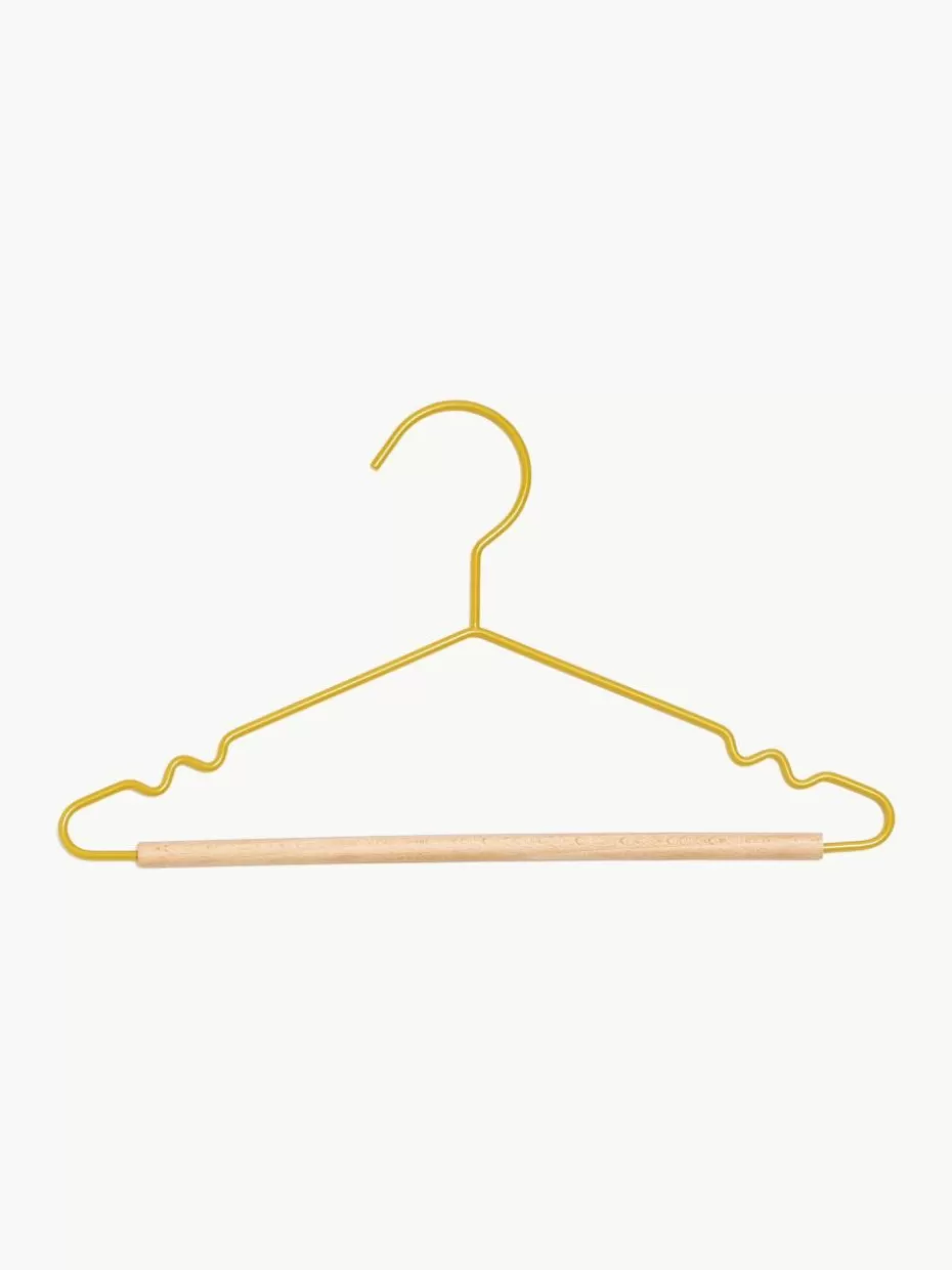 Aufbewahrung-Mustard Made Kleiderbügel Kids Top, 10 Stück Senfgelb